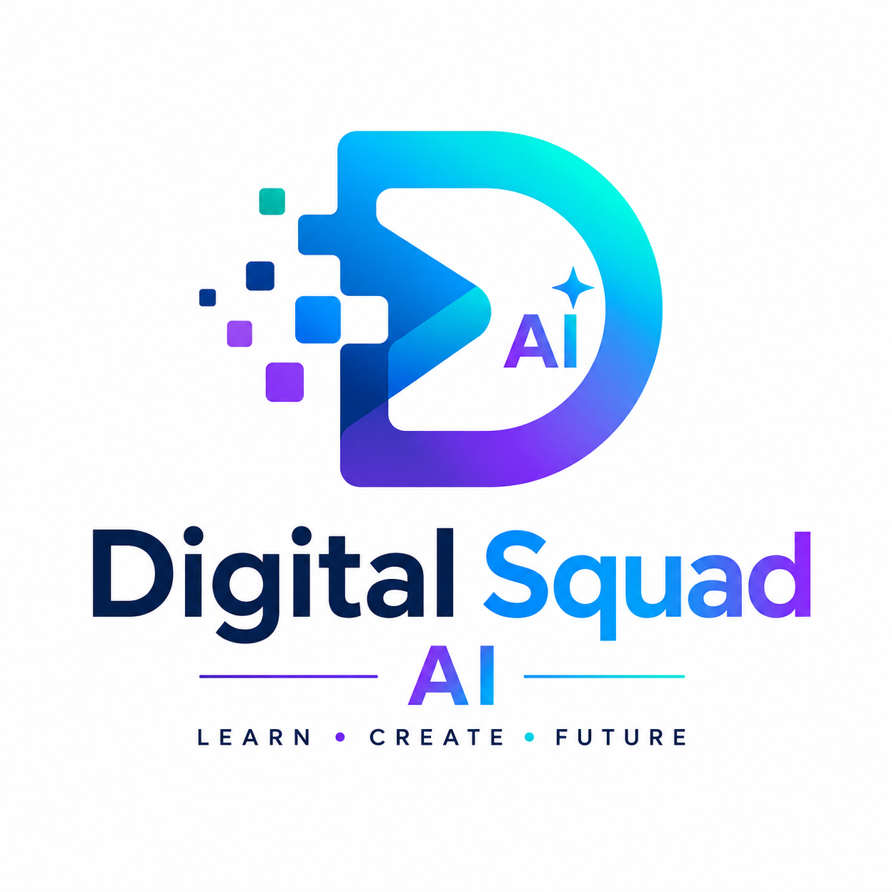Digital Squad AI Premium Logo